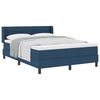 vidaXL Boxspringbed met matras Blauw 190 x 140 cm Polyester