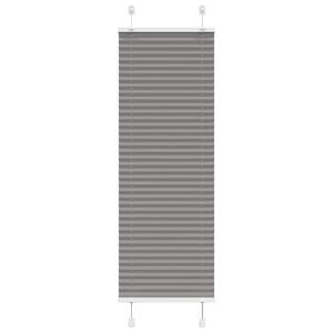 vidaXL Pliss&eacute; rolgordijn 40x100 cm stofbreedte 39,4 cm antraciet