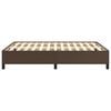 vidaXL Bedframe kunstleer bruin 140x190 cm