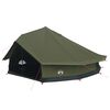vidaXL Gezinstent Legergroen 12-Persoons 185T Polyester met PU Coating