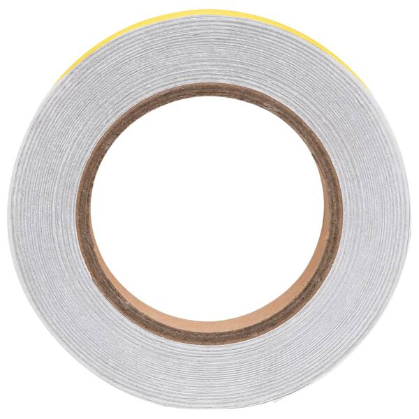 vidaXL Reflecterende tape 2,5 cm x 20 m PVC geel