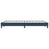 vidaXL Boxspring zonder matras fluweel donkerblauw 140x220 cm