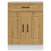 vidaXL Onderkast Kalmar bewerkt hout artisanaal eikenkleur