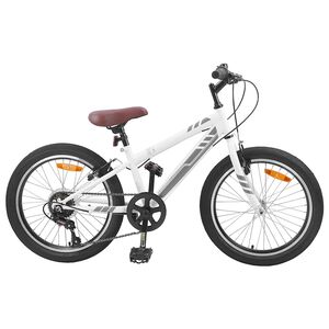 vidaXL Mountainbike 20 Inch 6-Speed voor 5-8 jaar oud Wit