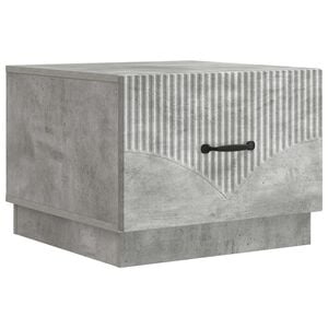 vidaXL Salontafel met lade Betongrijs 49 x 50 x 37 cm Bewerkt hout