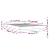 vidaXL Bedframe bewerkt hout wit 120x190 cm