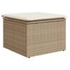vidaXL 13-delige Loungeset met kussens poly rattan beige