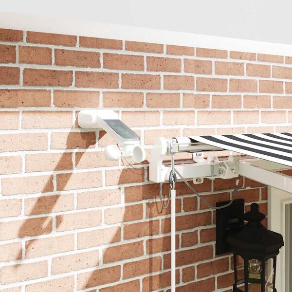 vidaXL Luifel automatisch uittrekbaar LED 400x300 cm antraciet en wit