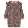 vidaXL Kinderjurk 104 middelroze