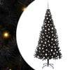 vidaXL Kerstboom Zwart 240 cm PVC