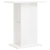 vidaXL Aquariumstandaard 60,5x36x72,5 cm bewerkt hout hoogglans wit