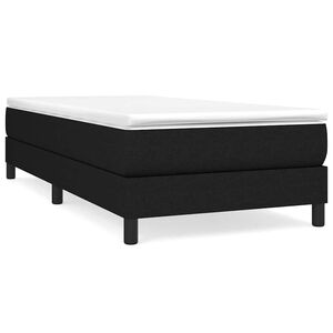 vidaXL Boxspring bed 80x200 cm stof zwart
