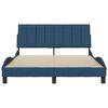 vidaXL Bedframe zonder matras "Hanko" 120x200 cm stof blauw
