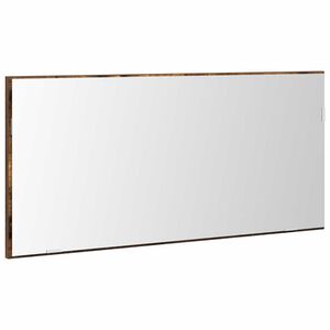 vidaXL Spiegel Wandgemonteerd Bruin 80 x 37 cm Glas en Engineered Hout