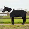 vidaXL Paardendeken Zwart 75 cm Polar fleece