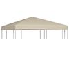 vidaXL Prieeldak 310 g/m&sup2; 3x3 m beige