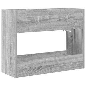 vidaXL Paraplu Standaard Grijs Sonoma 65 x 24 x 50 cm Bewerkt hout