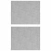 vidaXL Trapmatten 2 st 50 x 40 cm Zilver Aluminium Rechthoekig