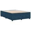 vidaXL Bedframe fluweel blauw 140x200 cm