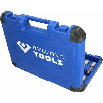 BRILLIANT TOOLS 32-delige RIBE Schroevendraaier doppenset 1/2" staal