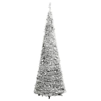 vidaXL Kunstkerstboom pop-up met sneeuw 50 LED's 120 cm