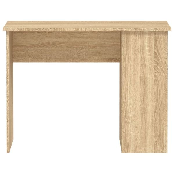 vidaXL Bureau 100x55x75 cm bewerkt hout sonoma eikenkleurig