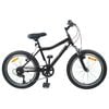 vidaXL Kinderfiets 20 Inch 6-Speed voor 6-11 jaar oud Zwart