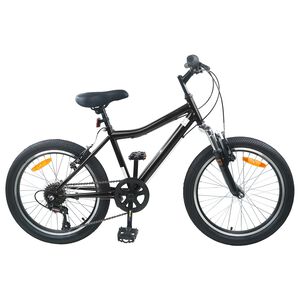 vidaXL Kinderfiets 20 Inch 6-Speed voor 6-11 jaar oud Zwart