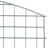 vidaXL Vijverhekken Set 5 pcs Groen 100 x 50 cm Staal