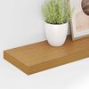 vidaXL Wandplank Wandgemonteerd Beige 90 x 23,5 x 4 cm Bewerkt hout