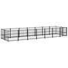 vidaXL Hondenkennel voor buiten 13,14 m&sup2; staal