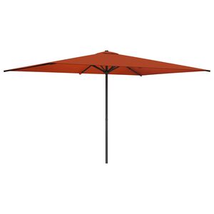 vidaXL Tuinparasol 200 x 300 cm Polyester Rechthoekig Terracotta