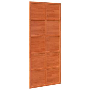 vidaXL Schuifdeur Wasbruin 80 x 208 cm Massief grenenhout