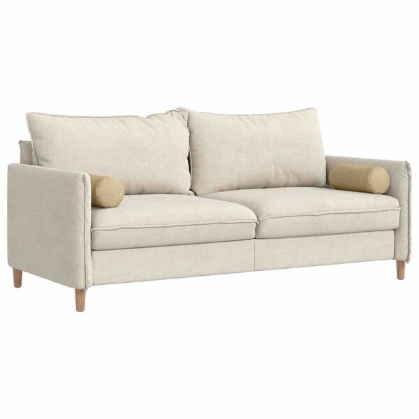 vidaXL Bolster Kussens 2 stuks Grijs groen Ø 15 x 40 cm Cordstof