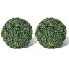 vidaXL Kunstplanten buxusbol 2 st 27 cm