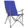 vidaXL Campingstoelen inklapbaar 2 st blauw