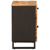 vidaXL Bed kast met lade Bruin 50 x 33 x 60 cm Massief Mango Hout