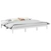 vidaXL Bedframe Family zonder matras 240x200 cm massief grenenhout wit