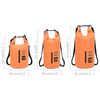 vidaXL Drybag met rits 30 L PVC oranje