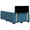 vidaXL Boxspring met matras fluweel blauw 120x190 cm