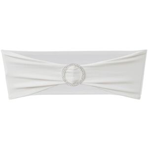 vidaXL Decoratief stoellint met een diamant 25 stuks (creme)