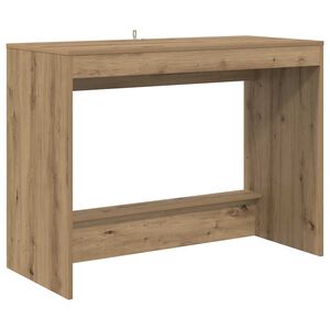 vidaXL Bed Bureau Artisan Eiken 100 x 45 x 75 cm Bewerkt hout