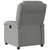 vidaXL Relaxfauteuil Donkergrijze Stof