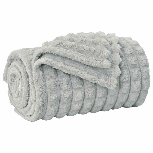 vidaXL Kleden 6 pcs Grijs 200 x 150 cm Fleece