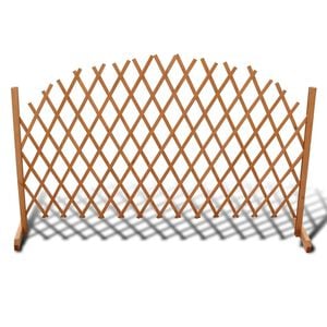 vidaXL Tuinlatwerk 180x100 cm massief hout