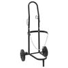 vidaXL Handtrolley Zwart en Rood 49 x 49 x 101 cm Staal