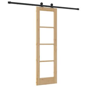 vidaXL Schuifdeur ORKDAL Naturel 61 x 198,5 cm