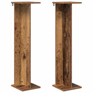 vidaXL Plantenstandaard Oudhout 25 x 25,5 x 100,5 cm