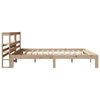 vidaXL Bedframe met hoofdbord massief grenenhout 200x200 cm