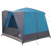 vidaXL Huisje Tent met dak Blauw en Grijs 333 x 317 x 194 cm